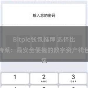 Bitpie钱包推荐 选择比特派：最安全便捷的数字资产钱包