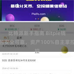 比特派新手指南 Bitpie钱包安全可靠，资产100%自主掌控