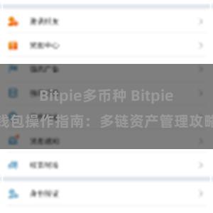 Bitpie多币种 Bitpie钱包操作指南：多链资产管理攻略