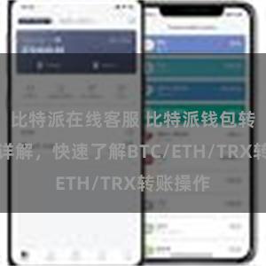 比特派在线客服 比特派钱包转账教程详解，快速了解BTC/ETH/TRX转账操作