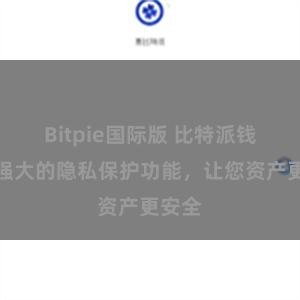 Bitpie国际版 比特派钱包：强大的隐私保护功能，让您资产更安全