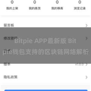 Bitpie APP最新版 Bitpie钱包支持的区块链网络解析