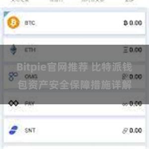 Bitpie官网推荐 比特派钱包资产安全保障措施详解