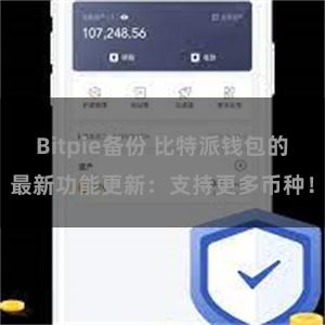Bitpie备份 比特派钱包的最新功能更新：支持更多币种！