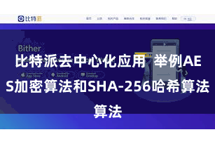 比特派去中心化应用 举例AES加密算法和SHA-256哈希算法